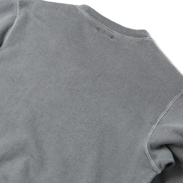 PIGMENT DYED FRENCH TERRY CREW NECK PULLOVER