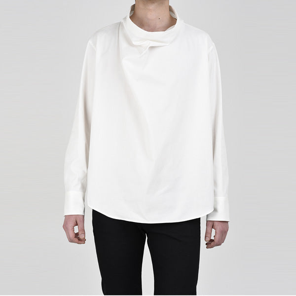 PULLOVER DRAPE SHIRT