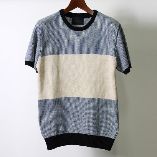  TAP CREW NECK KNIT S/S  