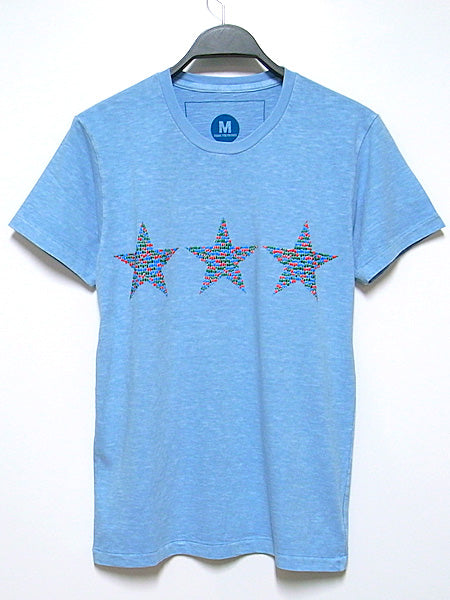  short sleeve vintage style t-shirts (star beads)  