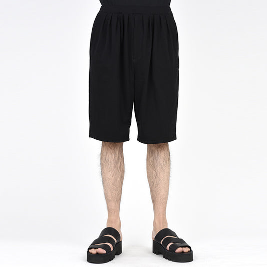  5 TUCK SHORT PANTS 40/1 T-CLOTH  