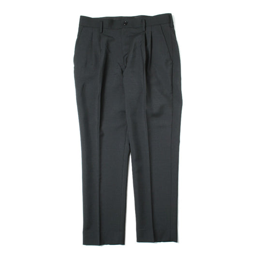  DOUBLE PLEATED TROUSERS TAPERED WOOL TOROPICAL  