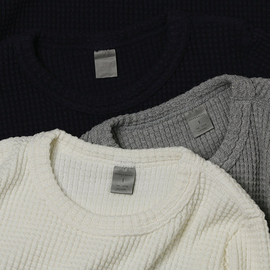  CREW NECK WAFFLE  