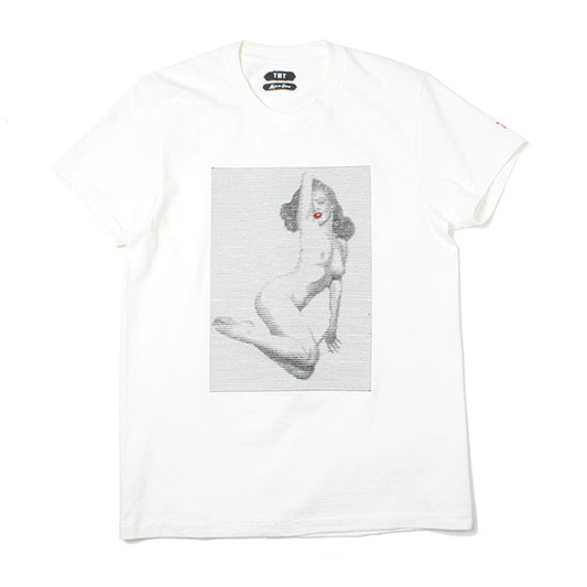  S/SL ラフィー天竺TEE (NUDE EMBROIDERY)  