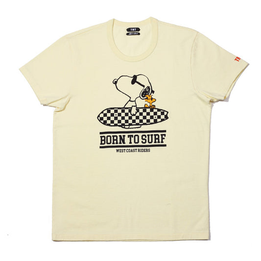  PEANUTSxTMT S/SL 17/1 JERSEY TEE (BORN TO SURF)  