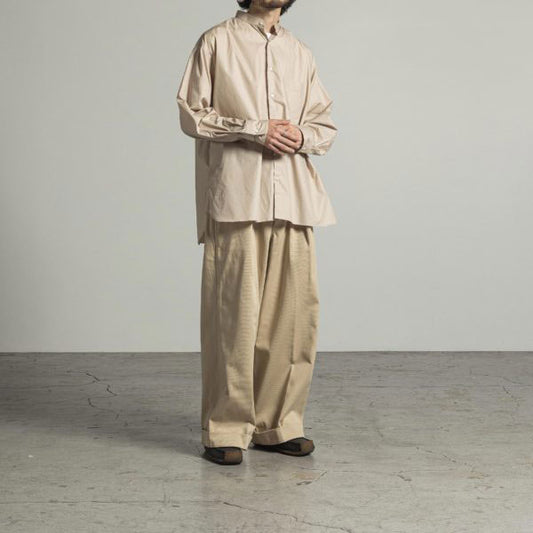  41 KHAKI WIDE ORGANIC COTTON DRILL  