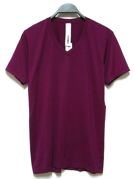  スーピマ天竺 Vネック 半袖  