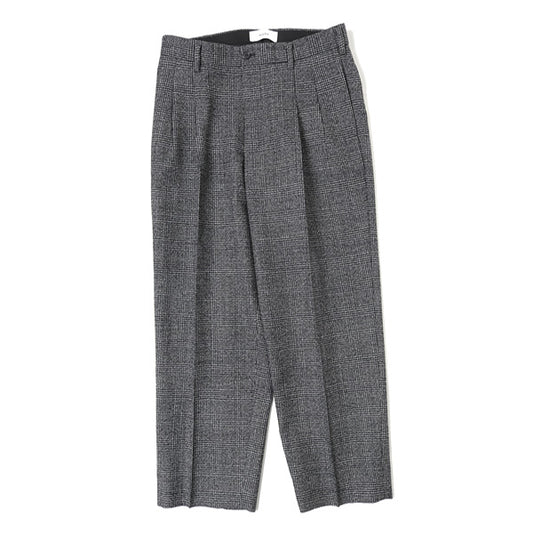  2TUCK COCOON FIT MELANGE WOOL  