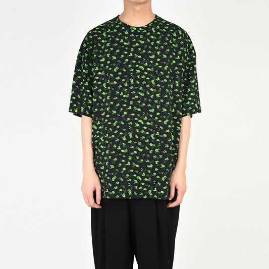  SUPER BIG T-SHIRT INKJET HAZED FLOWER  