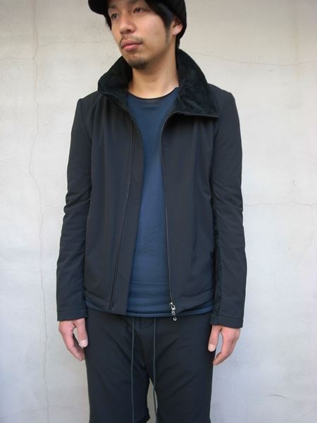NyストレッチツイルxライトWフェイス スタンドカラーブルゾン