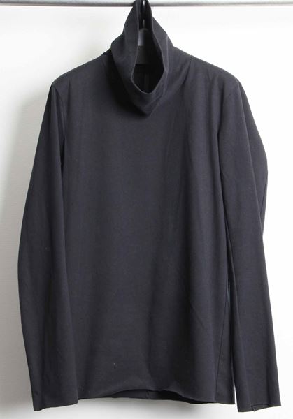  クールマックスモクロディスウェード タートルネック長袖  