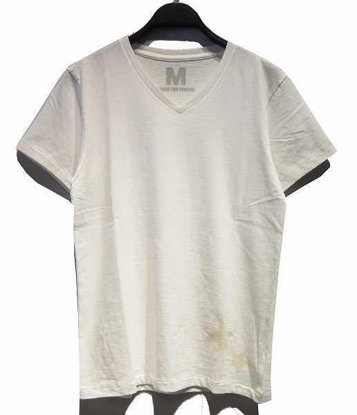  short sleeve vintage style V-neck t-shirts (star)  