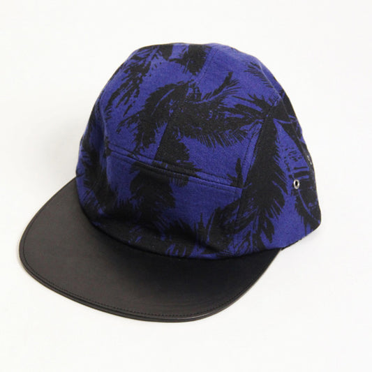  Li/Coストレッチ度詰天竺リーフpt ジェットキャップ  