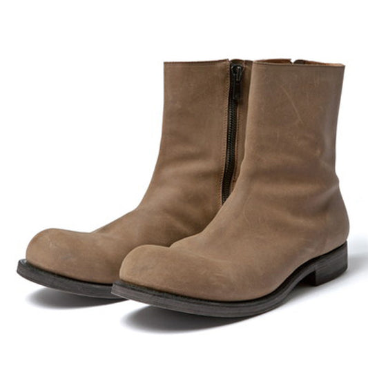  オイルスーパーバックスウェード ワンピースサイドZIPブーツ  