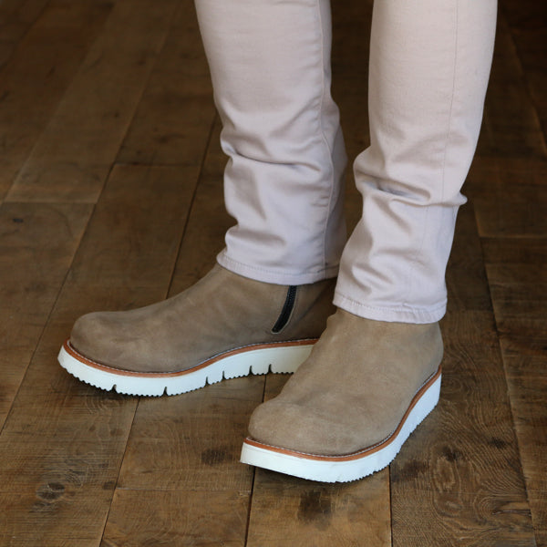 オイルスーパーバックスウェード ワンピースブーツグロクシー