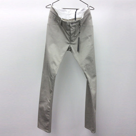  コットンストレッチツイル スキニーカーブパンツ (OFF WHITE)  