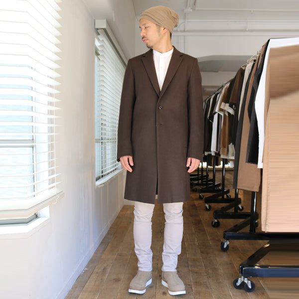 オフスケールメルトン ロングコート