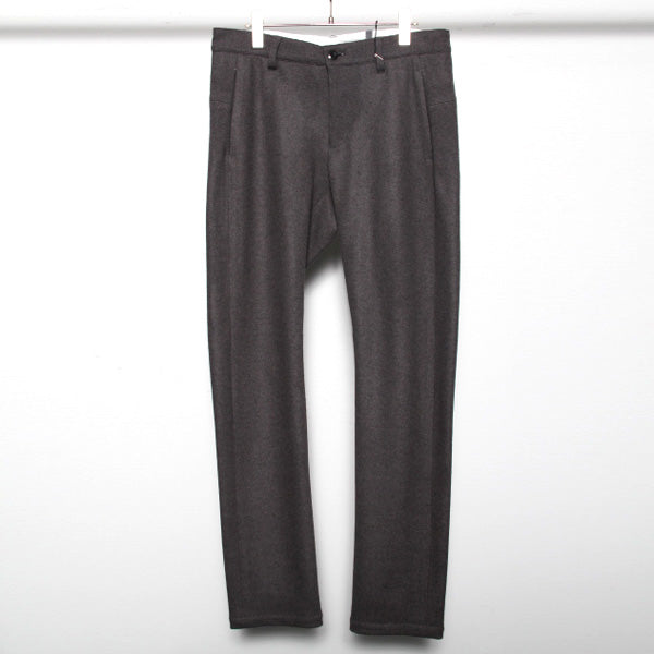 カシミヤ混ニットフラノ ジョッパーズパンツ