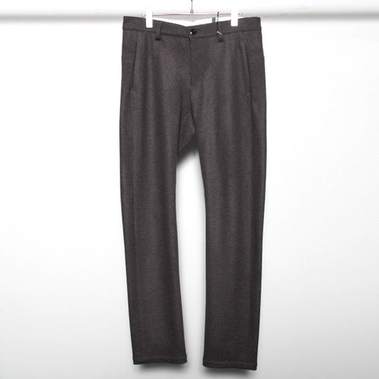  カシミヤ混ニットフラノ ジョッパーズパンツ  