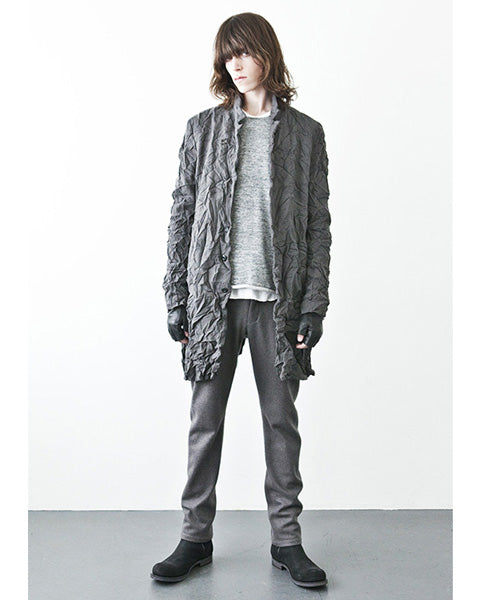 カシミヤ混ニットフラノ ジョッパーズパンツ