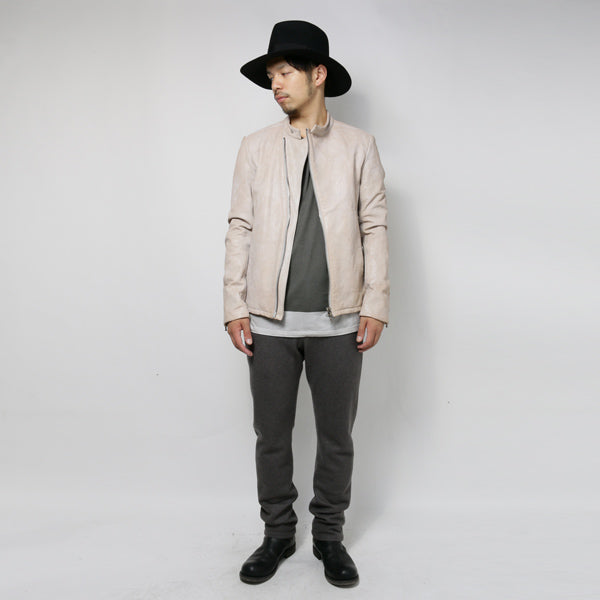 カシミヤ混ニットフラノ ジョッパーズパンツ