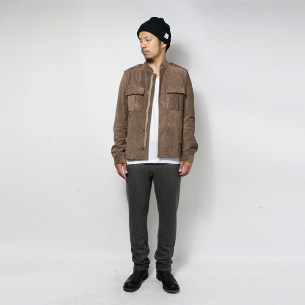 カシミヤ混ニットフラノ ジョッパーズパンツ