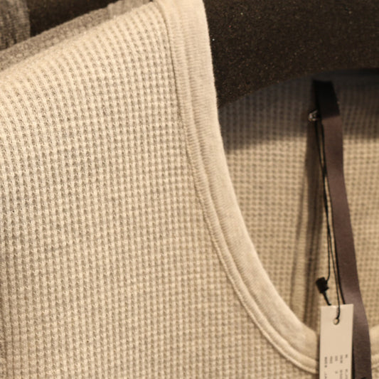  20/-TOP ワッフル UネックL/S  