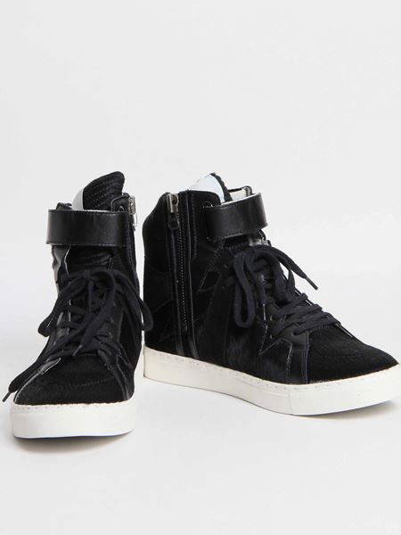  ハラコレザー ハイカットスニーカー  