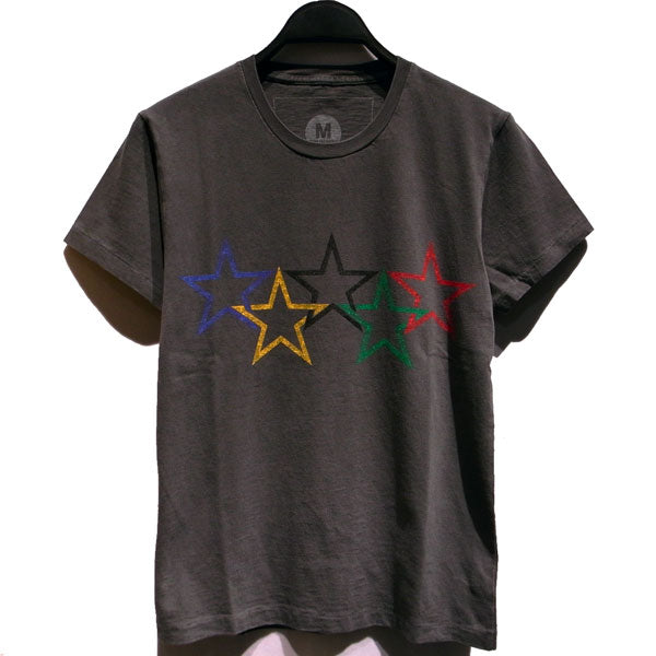 short sleeve vintage style t-shirts (five star)