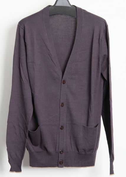 コットンハイゲージニット カーディガン