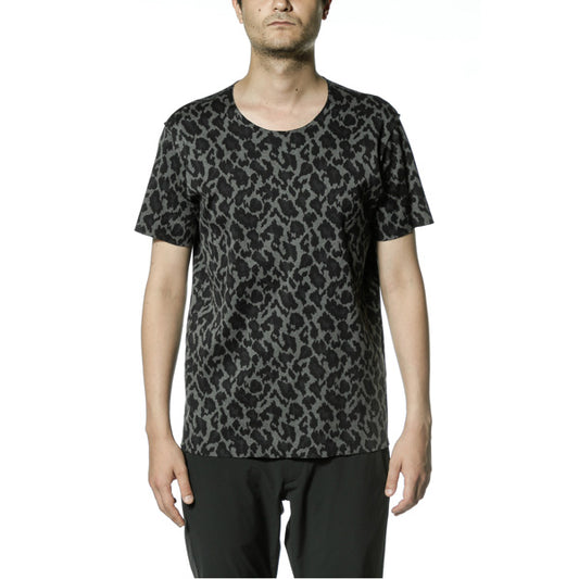  プリントダブルジャージ クルーネック半袖  