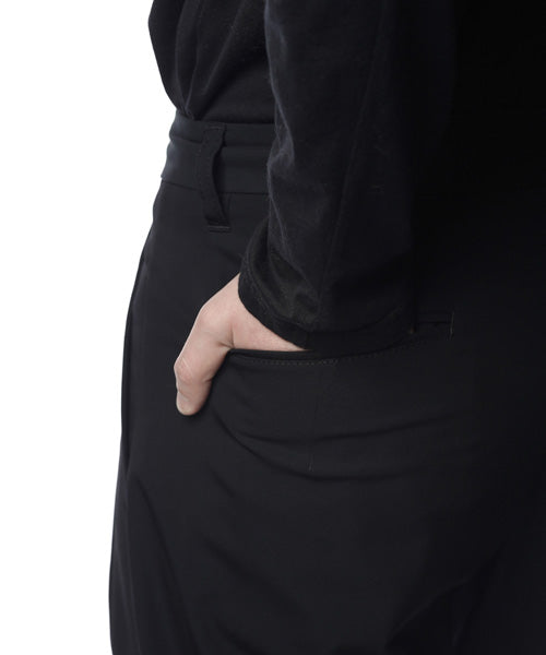 TA/PEライトストレッチギャバ ワイドジョッパーズパンツ