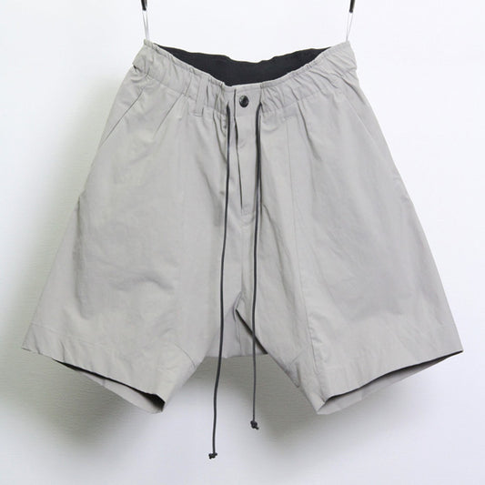  Ny/Coストレッチタッサー サルエルショートパンツ  