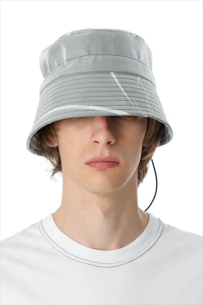 NY TAFFETA RANDOM BONDING CLOTH BUCKET HAT