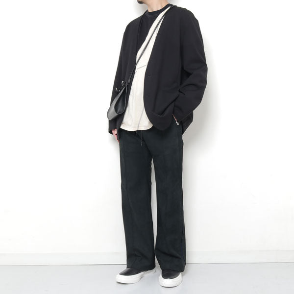MERCERIZED CO JERSEY VESSEL PANELED L/S TEE