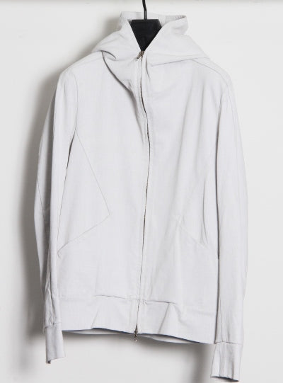  コーティング度詰天竺 ZIP UP パーカ  