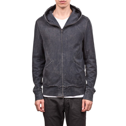  コーティング度詰天竺 ZIP UP パーカ  