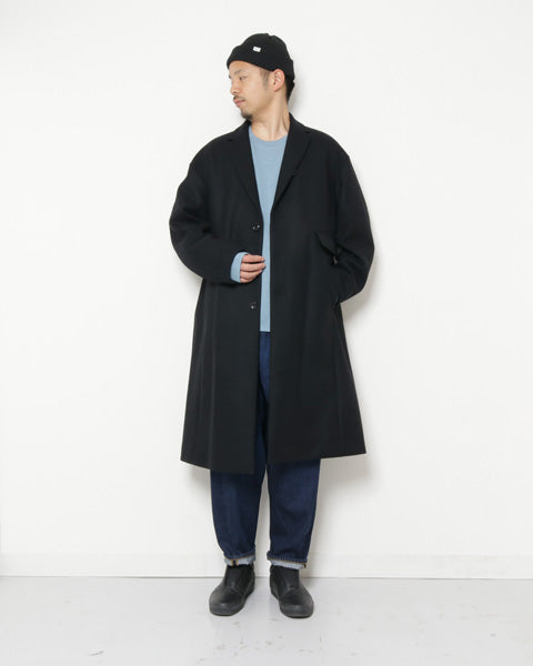 ウォッシャブルウールスヴィン裏毛 クルーネックドルマンL/S