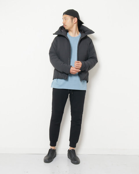 ウォッシャブルウールスヴィン裏毛 クルーネックドルマンL/S