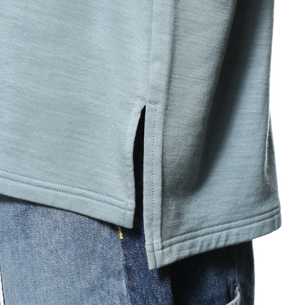 ウォッシャブルウールスヴィン裏毛 クルーネックドルマンL/S