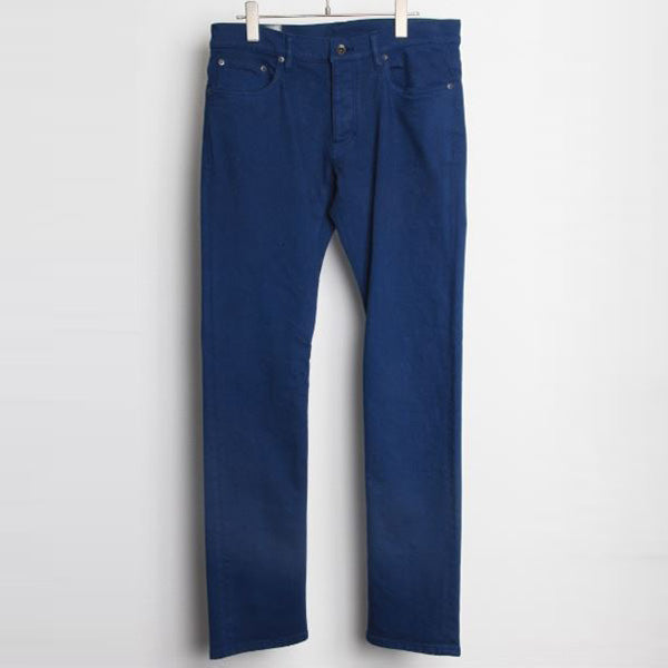 ムラ糸ストレッチデニム スーパースリム製品染め