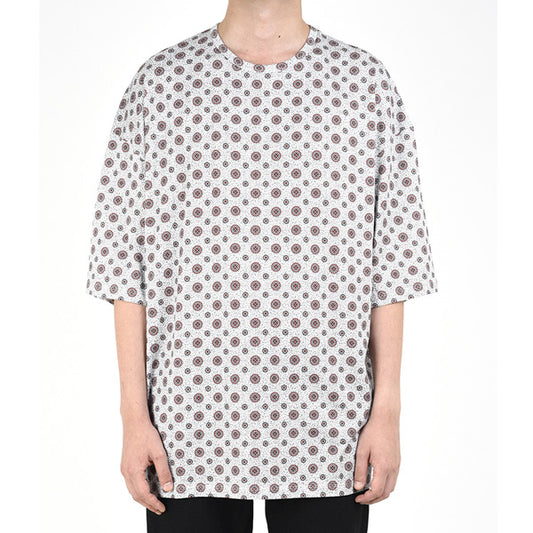  SUPER BIG T-SHIRT 40/2 T-CLOTH LEOPARD柄  