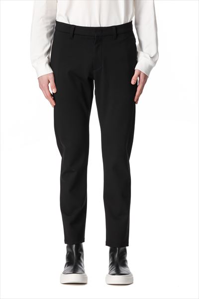 COMPRESSED PONTE JERSEY TIGHT FIT TROUSERS