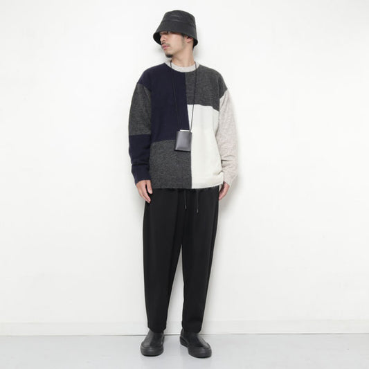  COMPRESSED PONTE JERSEY 2PLEATS TAPERED FIT EASY  