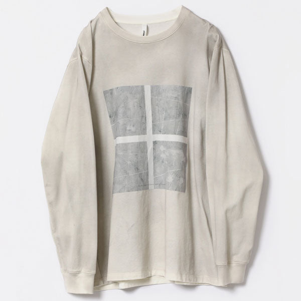 MARCERIZATION JERSEY PRINT L/S T-SHIRT