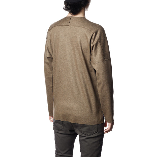 ウールフランネルスムース クルーネックL/S