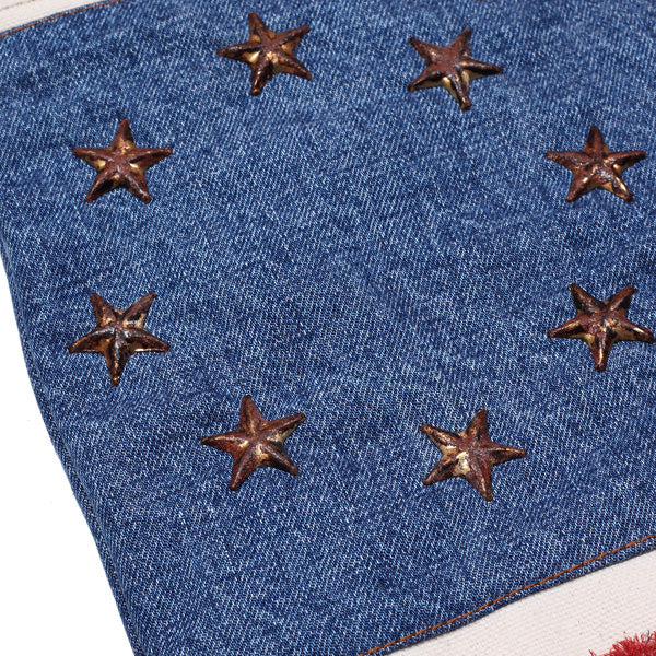 NATIVE U.S.FLAG CLUTCH BAG