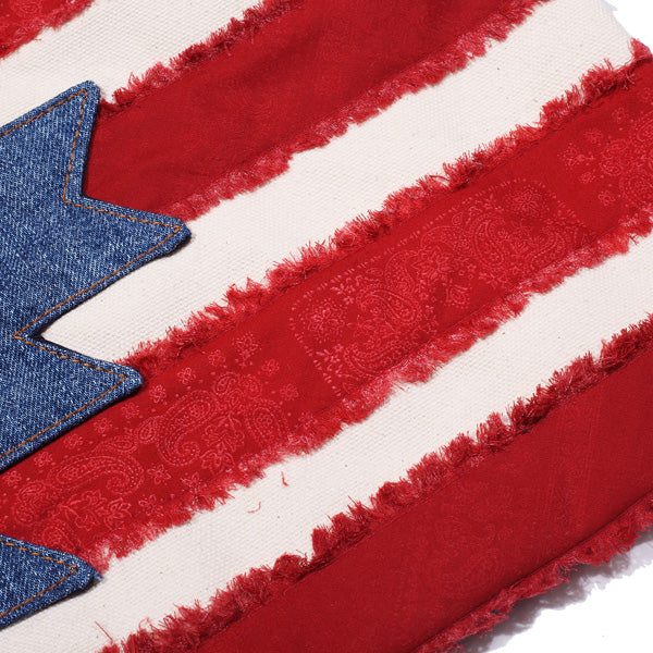 NATIVE U.S.FLAG CLUTCH BAG