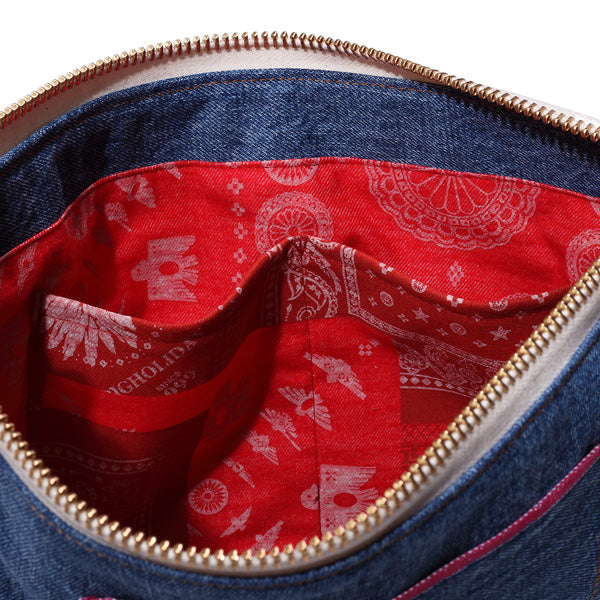 NATIVE U.S.FLAG CLUTCH BAG