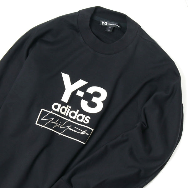 Y-3 STACKED LOGO CREW SWEATER